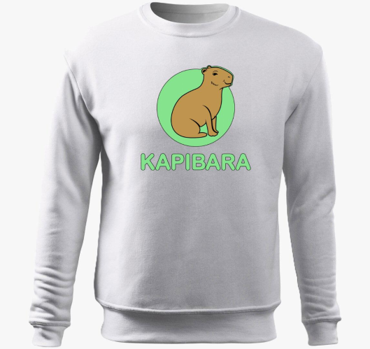 Kapibara pulover s kapuco