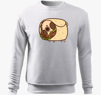 Mopsz burrito pulover s kapuco