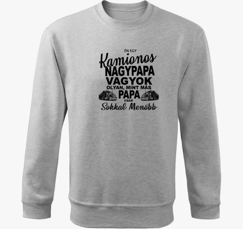 Kamionos dedek pulover s kapuco