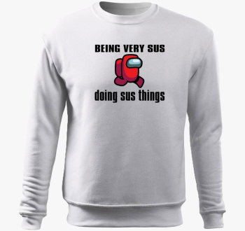 Among us - very sus pulover s kapuco