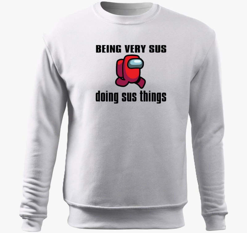 Among us - very sus pulover s kapuco