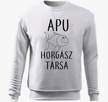 Apu ribič pulover s kapuco