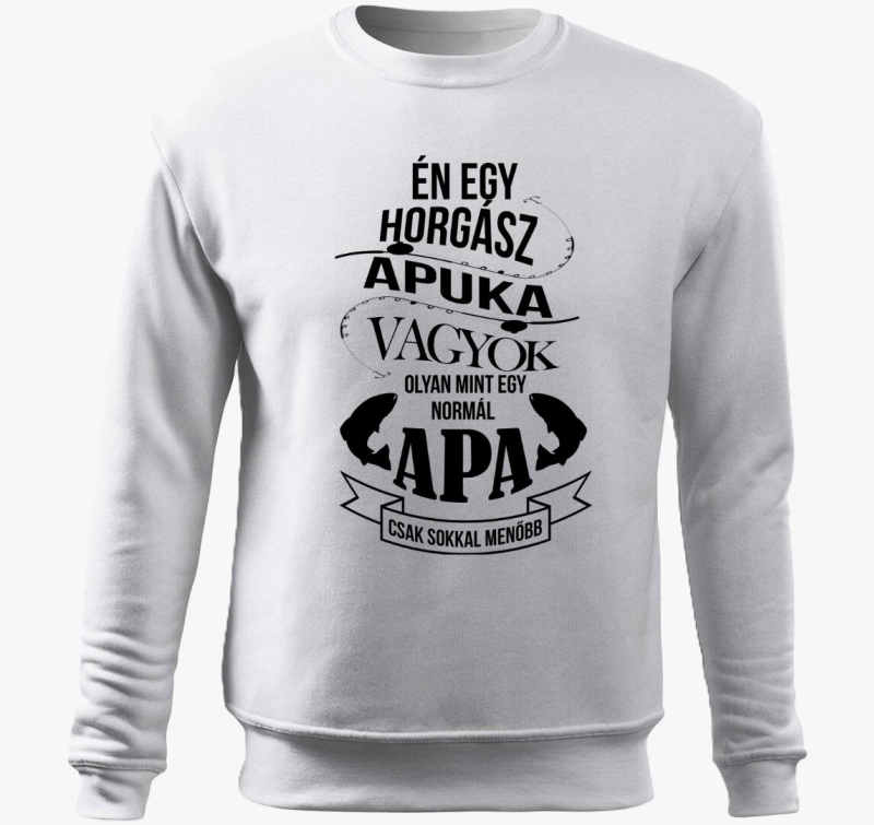 Ribič apuka pulover s kapuco