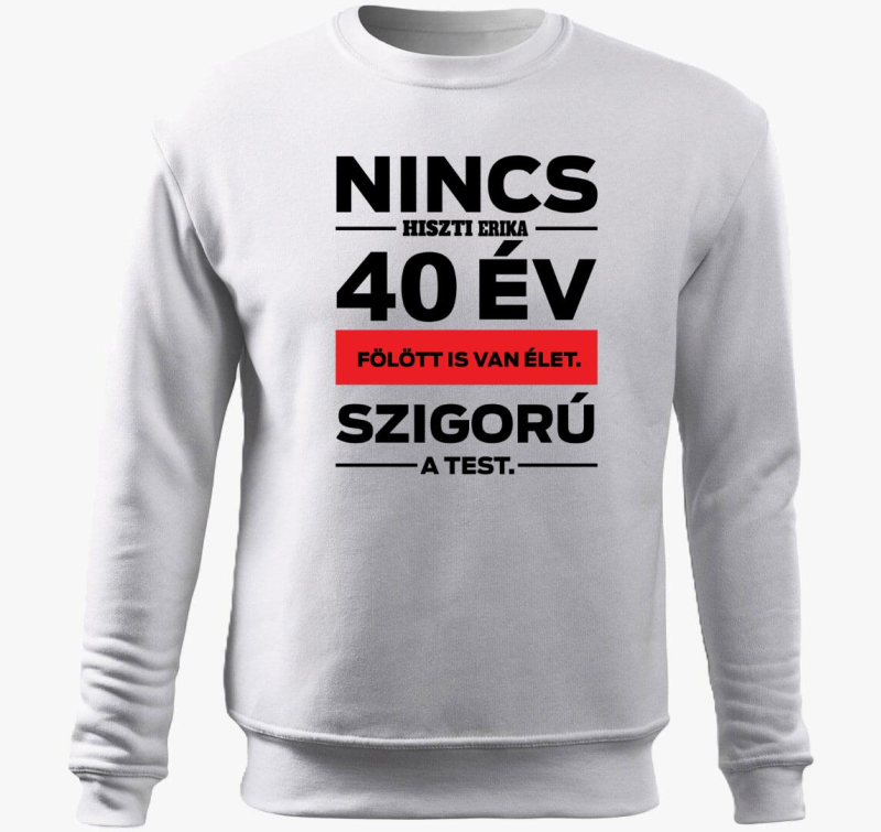 Nincs hiszti! pulover s kapuco in