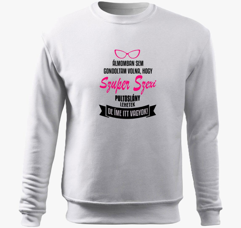 Szexi pulover s kapuco