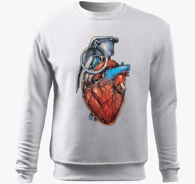 Heart Bomb pulover s kapuco