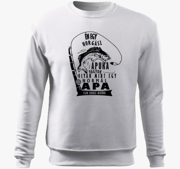 Ribič apuka sem pulover s kapuco