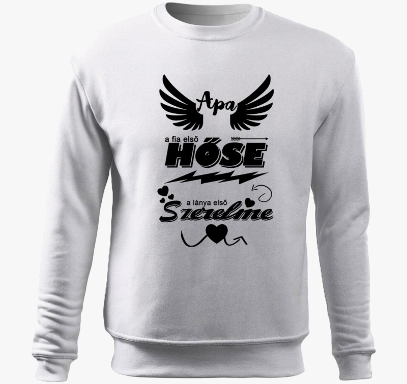 Oče fia szerelme pulover s kapuco