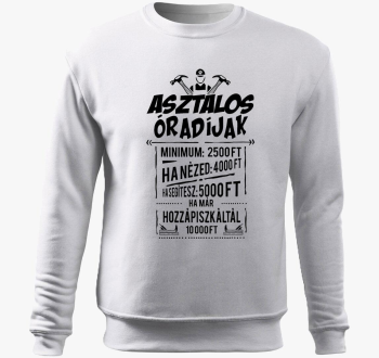 Asztalos pulover s kapuco