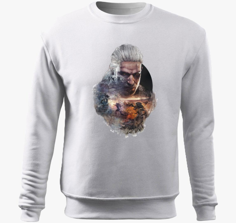 Witcher Art pulover s kapuco