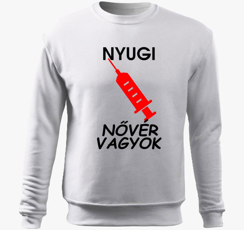 Nyugi sem pulover s kapuco