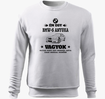 BMW-s anyuka pulover s kapuco