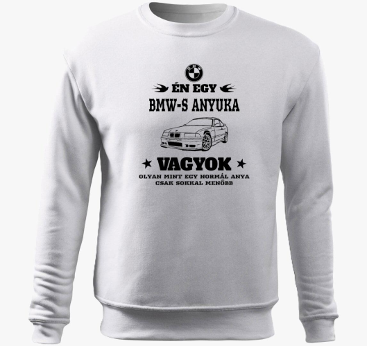 BMW-s anyuka pulover s kapuco