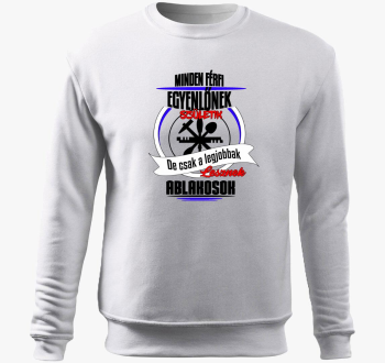 Ablakos pulover s kapuco