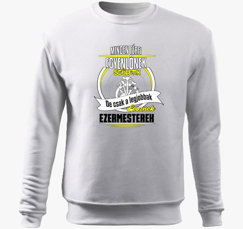 Ezermester pulover s kapuco