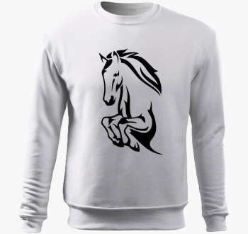 Lovas pulover s kapuco