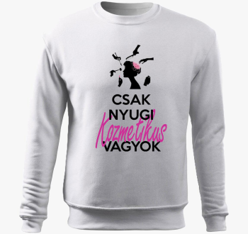 Kozmetikus pulover s kapuco