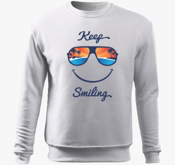 Keep Smiling pulover s kapuco - embereknek