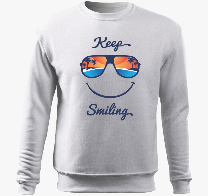Keep Smiling pulover s kapuco - embereknek