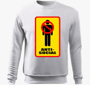 Anti Social pulover s kapuco