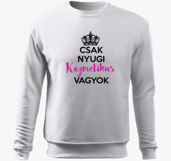 Nyugi kozmetikus sem pulover s kapuco