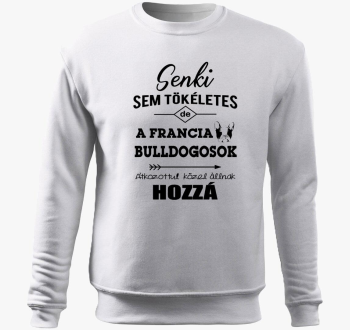 Francia Bulldogos pulover s kapuco