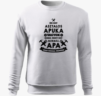 Asztalos apuka pulover s kapuco