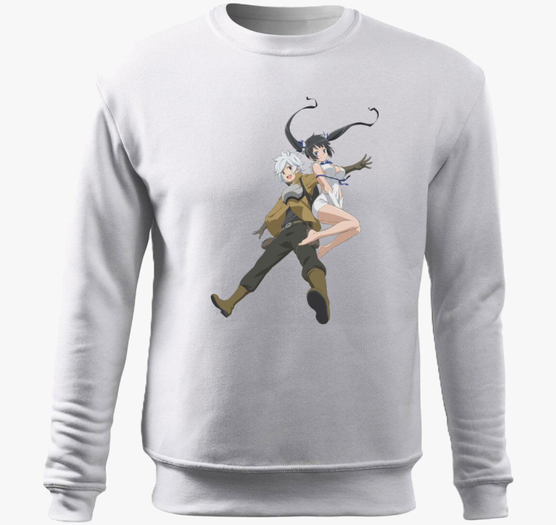 Danmachi pulover s kapuco