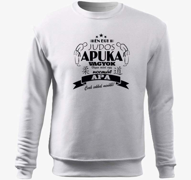 Judo-s Apuka pulover s kapuco