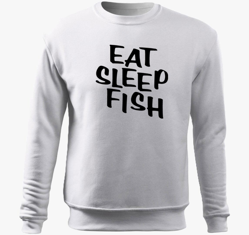 Jej, spi, lovi ribe! pulover s kapuco