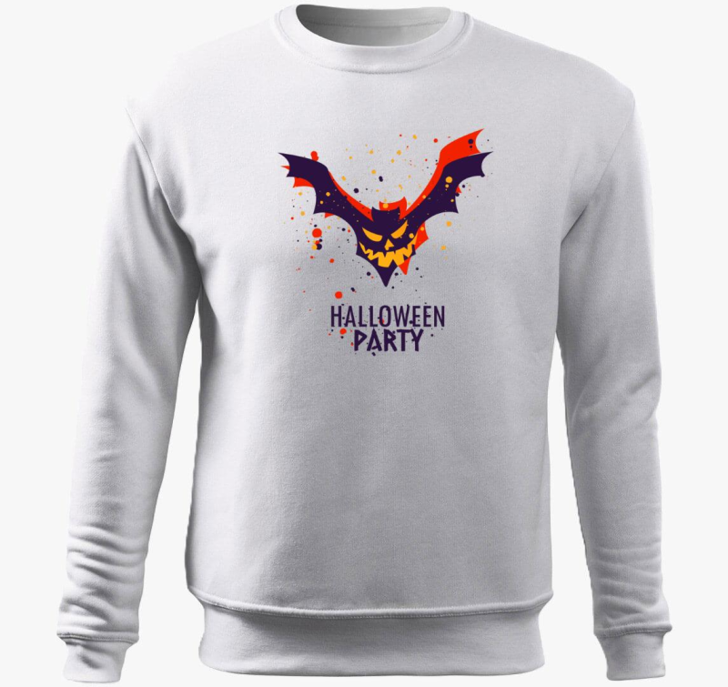 Halloween-es pulover s kapuco