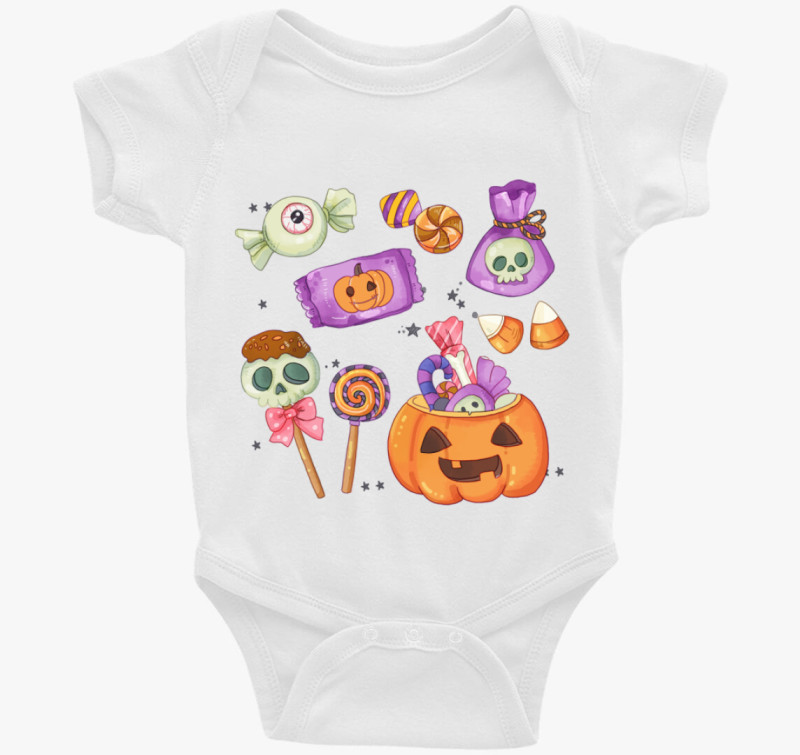 Halloween cukorka body