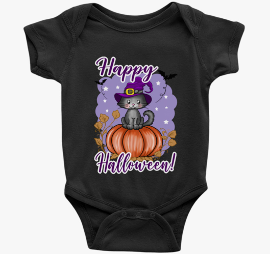 Halloween cica gyerek body