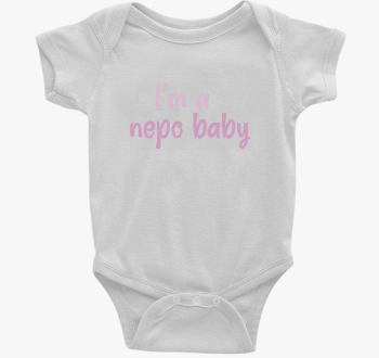 I'm nepo baby (roza) feliratos body