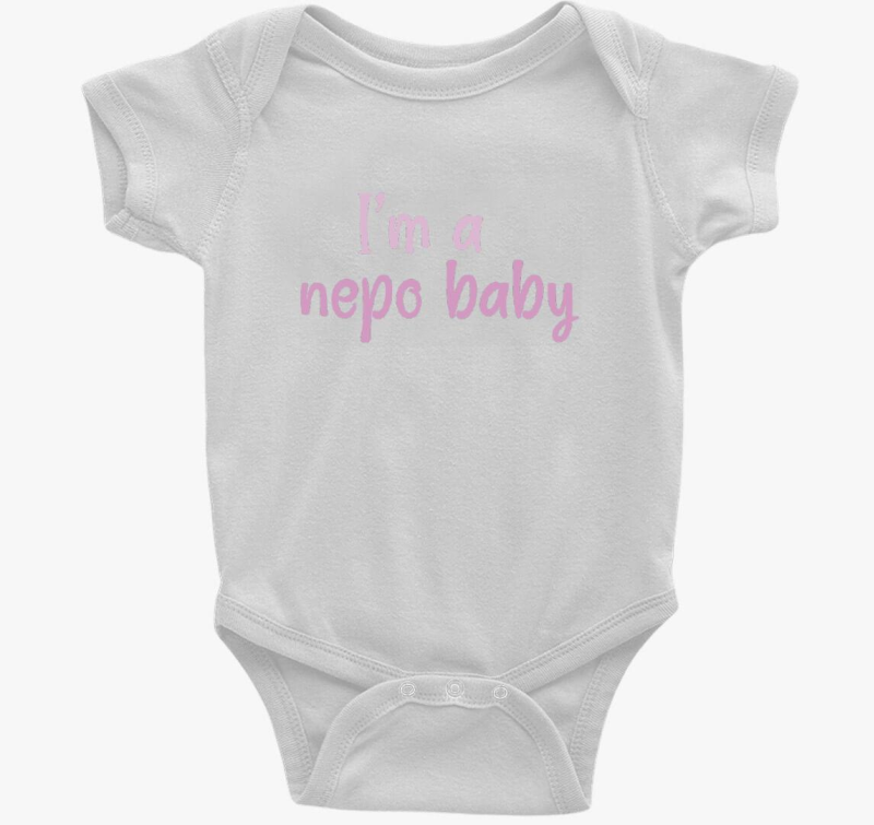 I'm nepo baby (roza) feliratos body