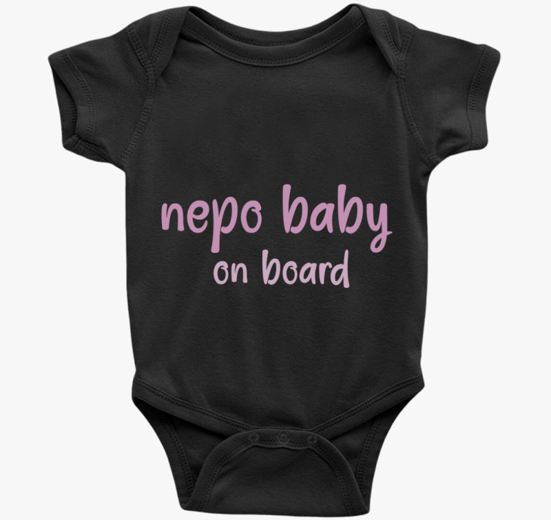 nepo baby on board (roza) feliratos body