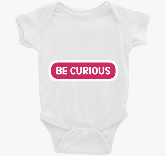 Be curious pink body