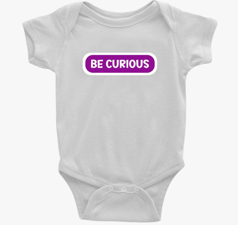 Be curious vijolična body