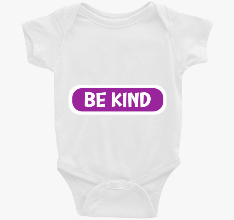 Be kind vijolična body