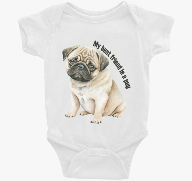 My best friend is pug body