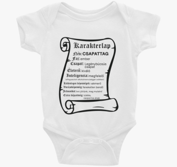 Karakterlap csapattag body