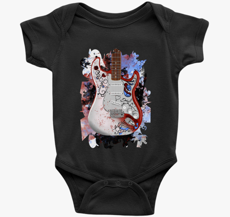 Jimi Hendrix kitara body