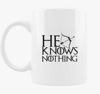 He knows nothing skodelica