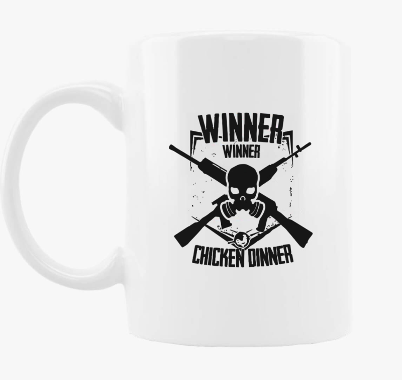 PUBG winner chicken dinner skodelica