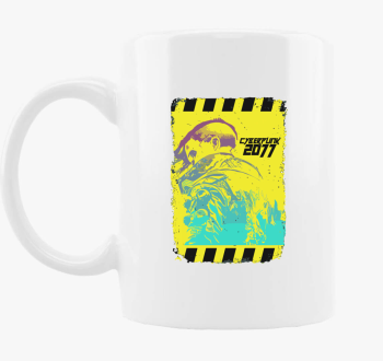 Cyberpunk 2077 plakat skodelica