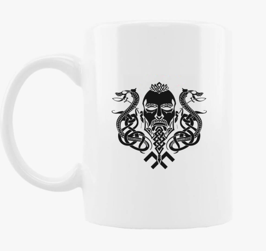 Valhalla viking skodelica