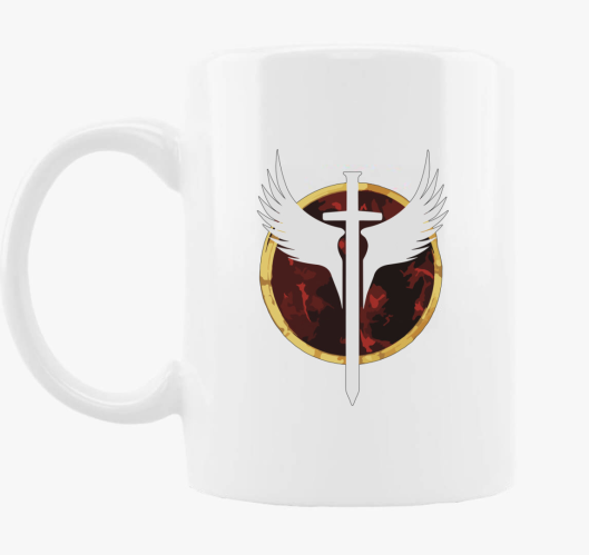 Sword with wings skodelica