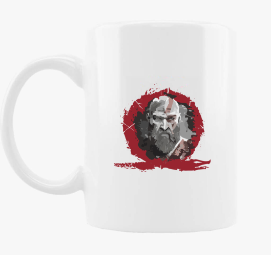 God of war kratos face skodeli...