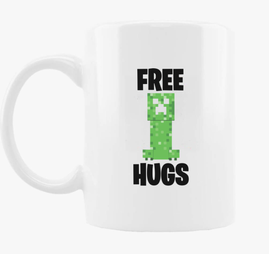 Minecraft free hug skodelica