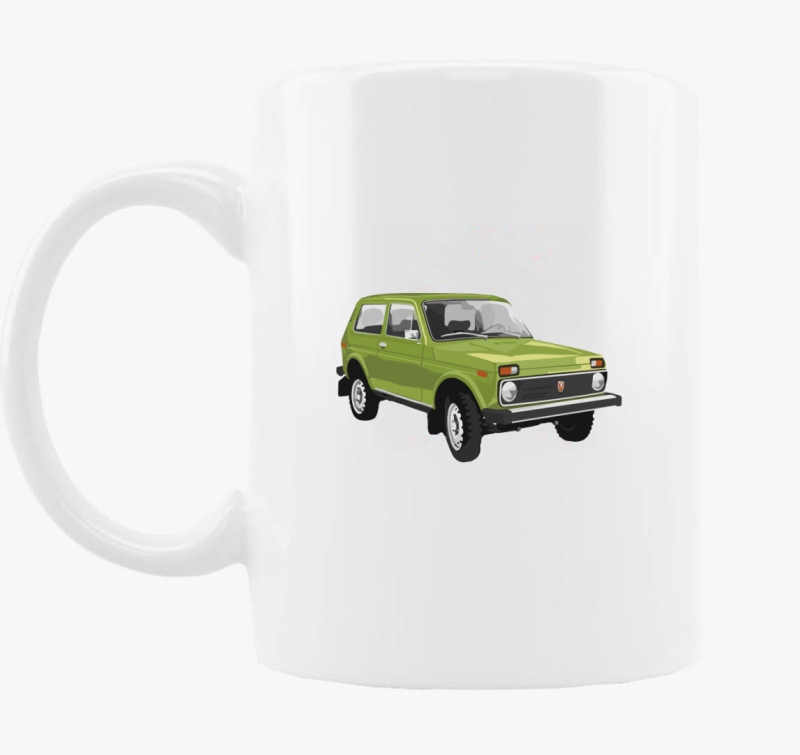 Zelena Lada Niva skodelica